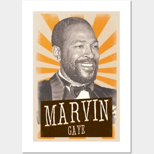 Vintage Aesthetic Marvin Gaye Posters and Art